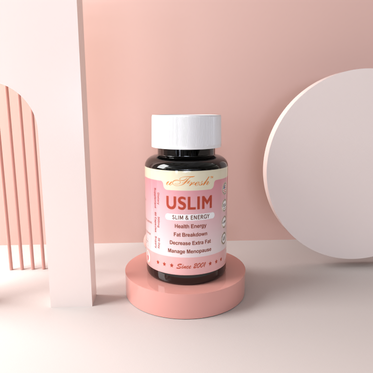 USLIM Slim & Energy Dietary Supplement, 500mg, 60 Capsule