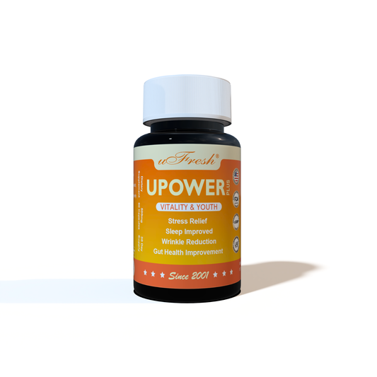 UPOWER PLUS Vitality & Youth Supplement, 30 Day Supply, 60 Capsules