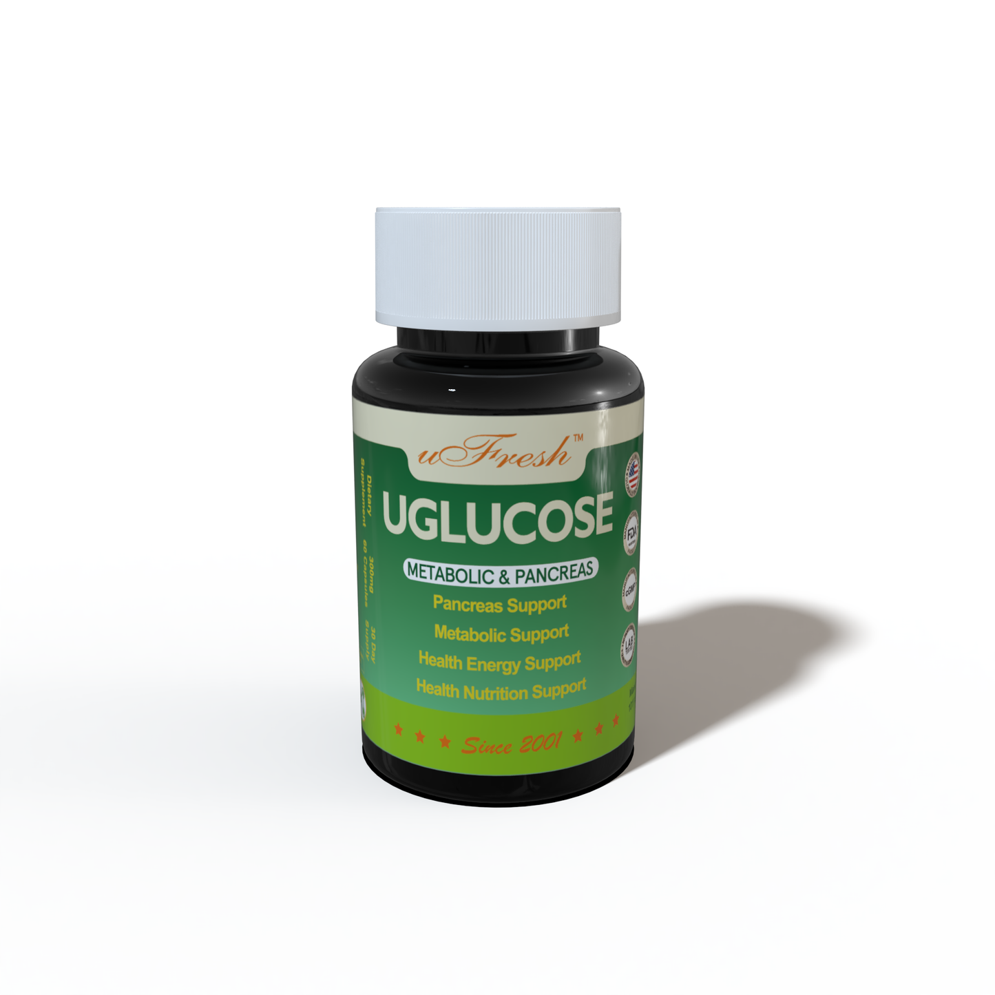 UGLUCOSE Gluco Support Supplement Capsules - Boost Metabolism Supplements